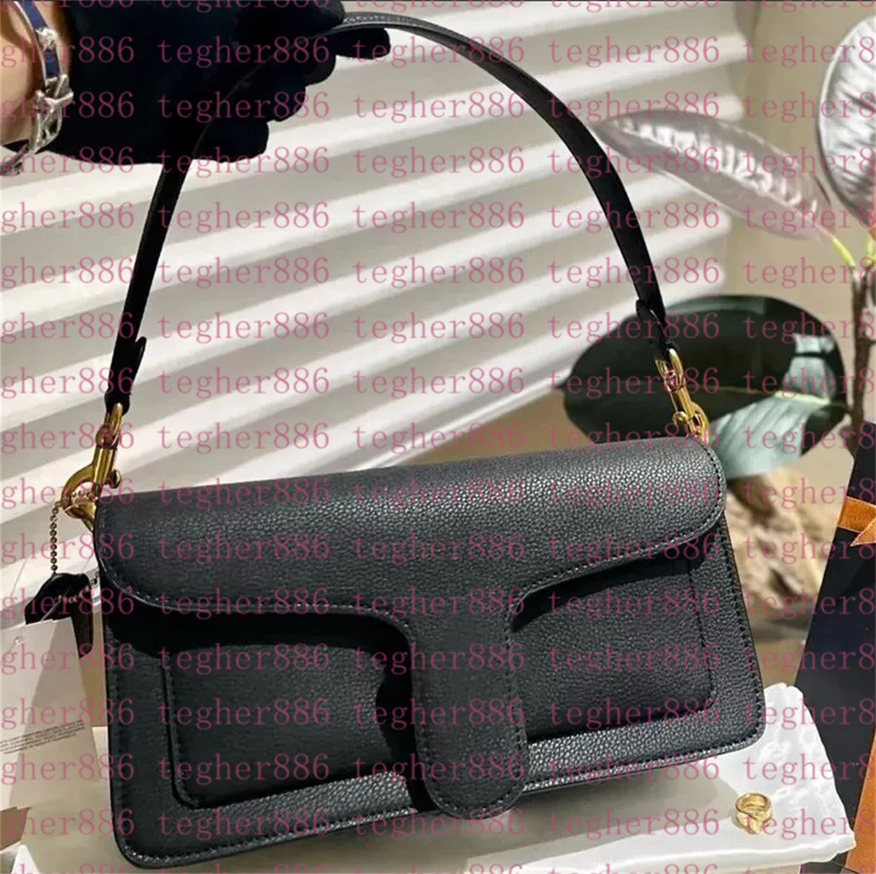 Designer bags bag tote bag Luxury crossbody bag handbag real Leather Baguette Shoulder Bag Square Fashion Satchel bag wallet