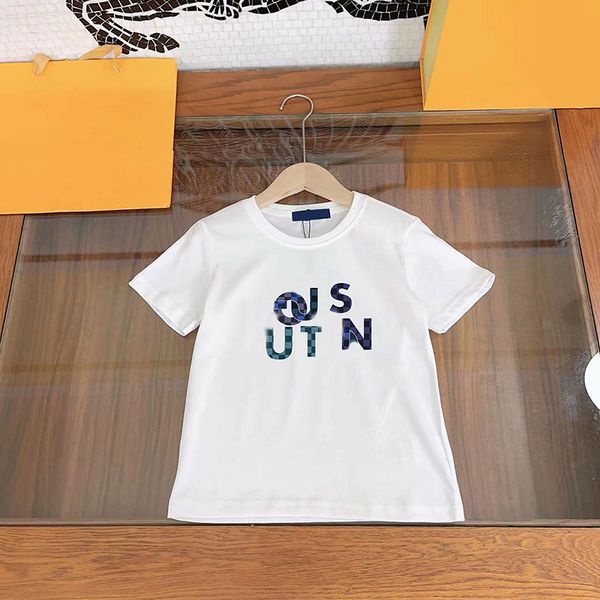 designers Kids Cotton T-shirts Luxury T Shirt Boys Girls Tshirt Summer Short Sleeve Tshirts Letter Printed Shirts Casual Clothing Loose Kid