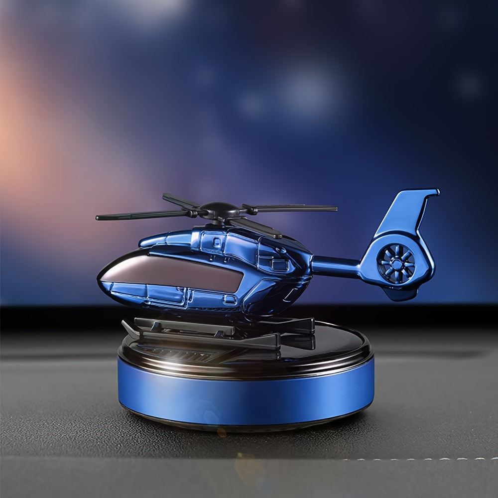 TEMU Solar Car Perfume Diffuser Aromatherapy Dashboard Helicopter Decoration Air Freshener Deodorant Car Accessories Gift