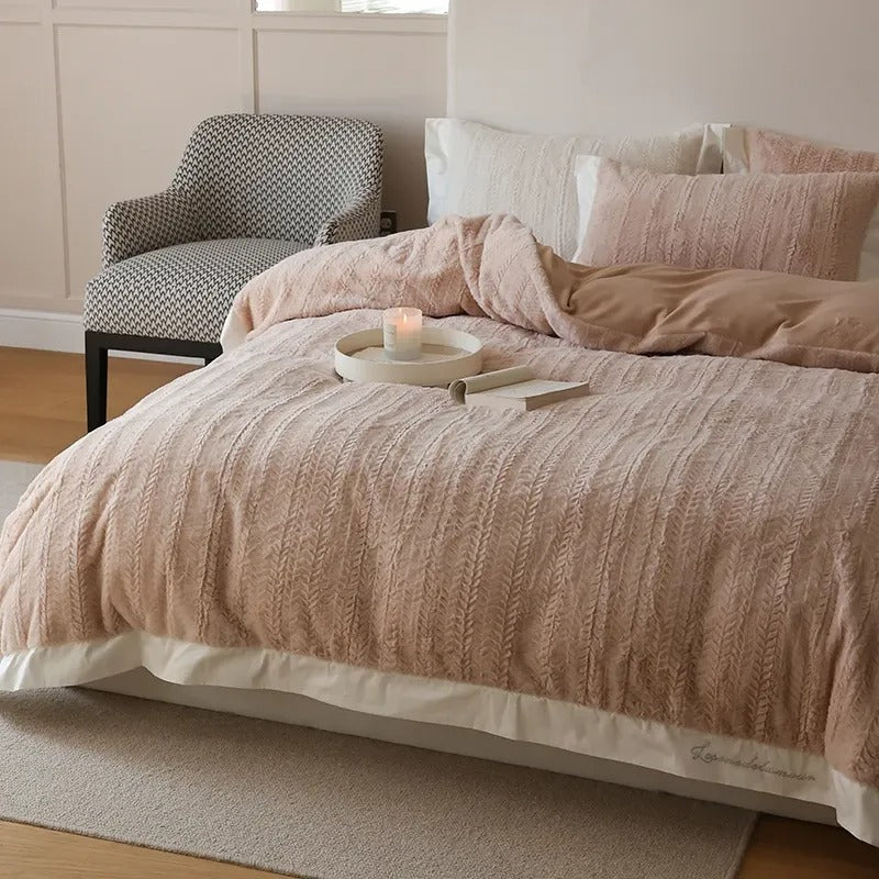 2425 high quality Princess Lace Ruffles Set Skin-friendly Soft Seersucker Duvet Cover Bed Sheet Or Skirt Pillowcases