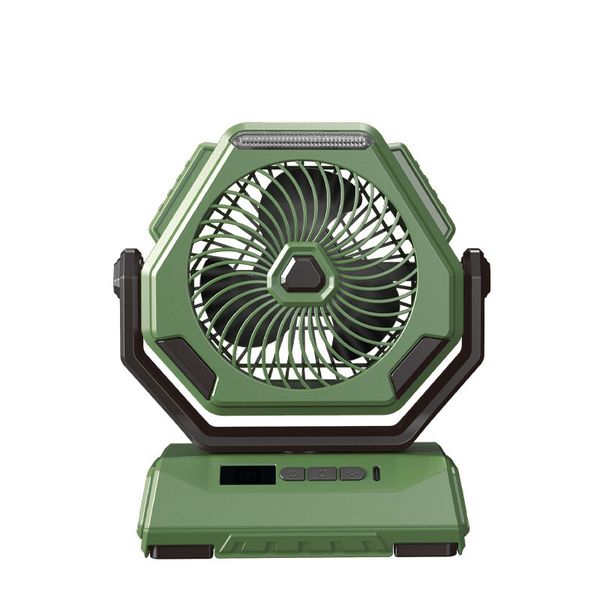Camping Fan Outdoors Home USB Rechargeable Fans Ceiling Oscillating Fan Portable Air Conditioner Wireless Electric Desk Fans Intelligent Coo