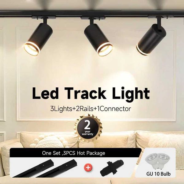 LED Track Ceiling Light Home Decoration GU10 Store Rail Lighting Spot Lamp For Room Decor Lighting Fixture LED Spotlight RailCL240730