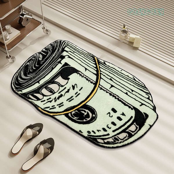 Creative Dollar Rug Bedroom Bedside Thickened Shaggy Floor Mats Living Room Area Rugs Home Decor Carpet Bay Window Mat 3 e2d