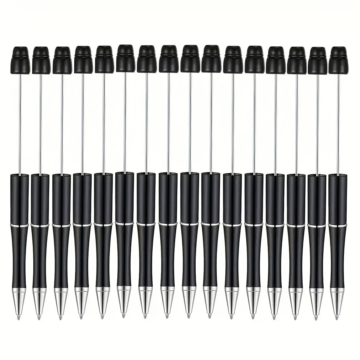 TEMU 16pcs Colorful Bead Pen Set For Handmade Bead Decoration For Holiday Party Gifts And Crafts With Ballpoint Pens.