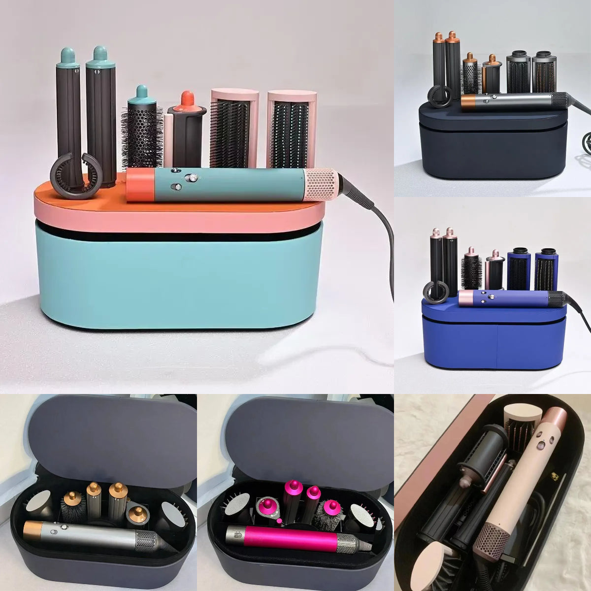 Professional Curling Iron Hair Straightener 7-in-1 Multi Function Electric Hair Tool with Adjustable Temperature Negative Ion Tech With Gift Box Tra