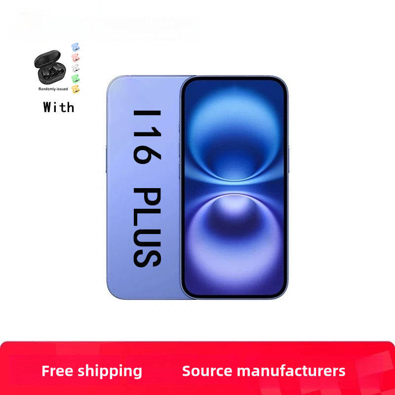 i16 plus cell phone 6.7 inch smartphone 4G LTE 5G smartphones 16GB RAM 1TB Camera 48MP 108MP Face ID GPS Octa Core android mobile phones whith Tag S