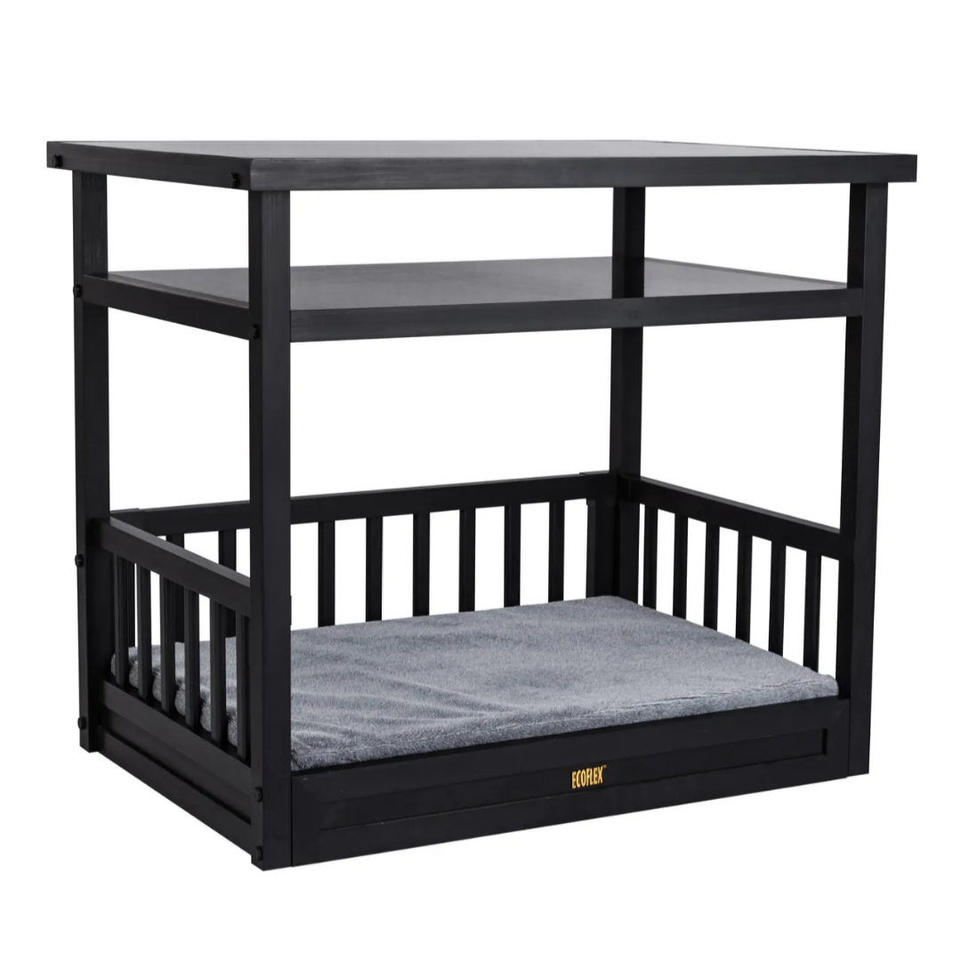 New Age Pet™ ECOFLEX® Dog Bed Nightstand - Espresso