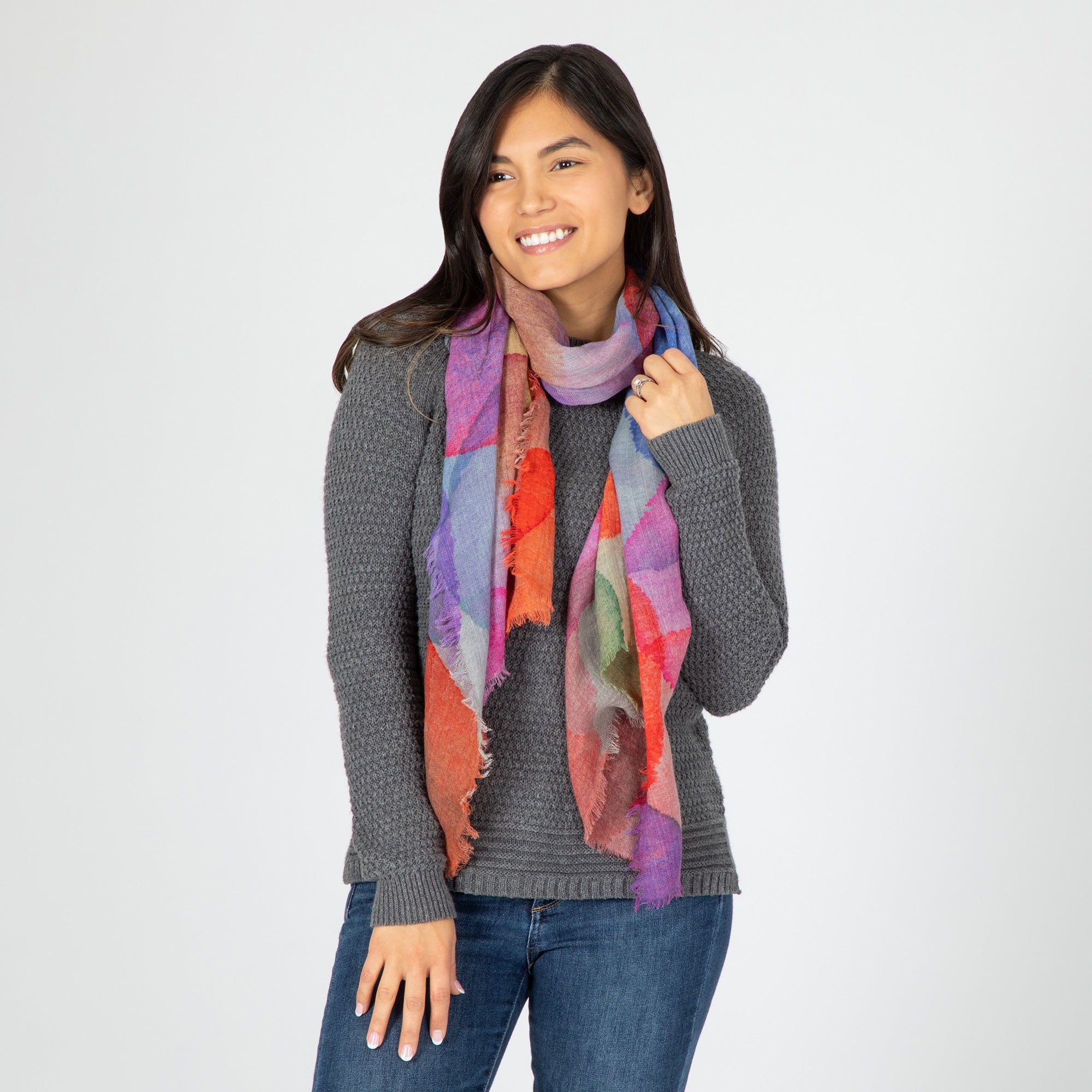 Artist's Palette Scarf - Bubbles