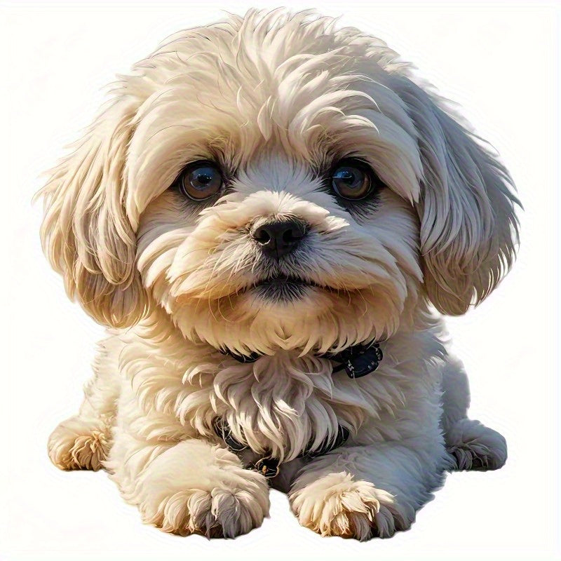 TEMU Waterproof Pvc Stickers| Cute White For Laptops, Cars, Motorcycles And Suvs| Durable Decals For Windows And Vehicles| , Waterproof Stickers For