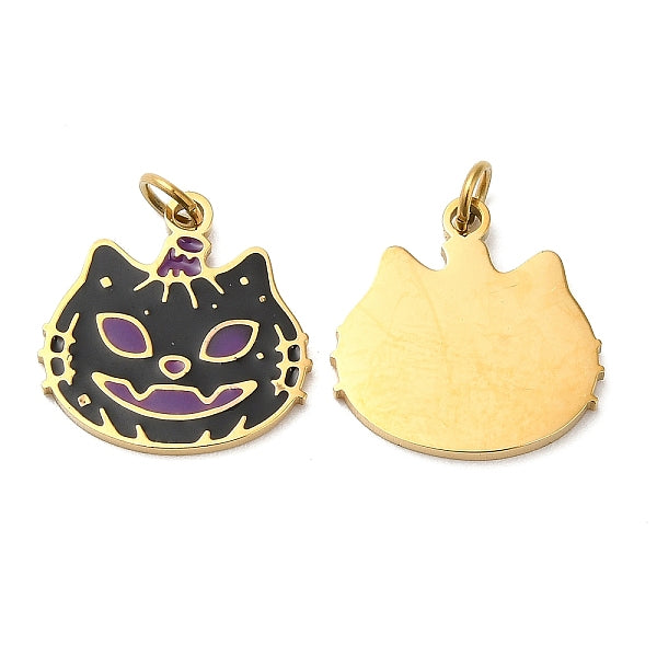 Halloween-Ionenbeschichtung (IP) 304 Edelstahl-Charms