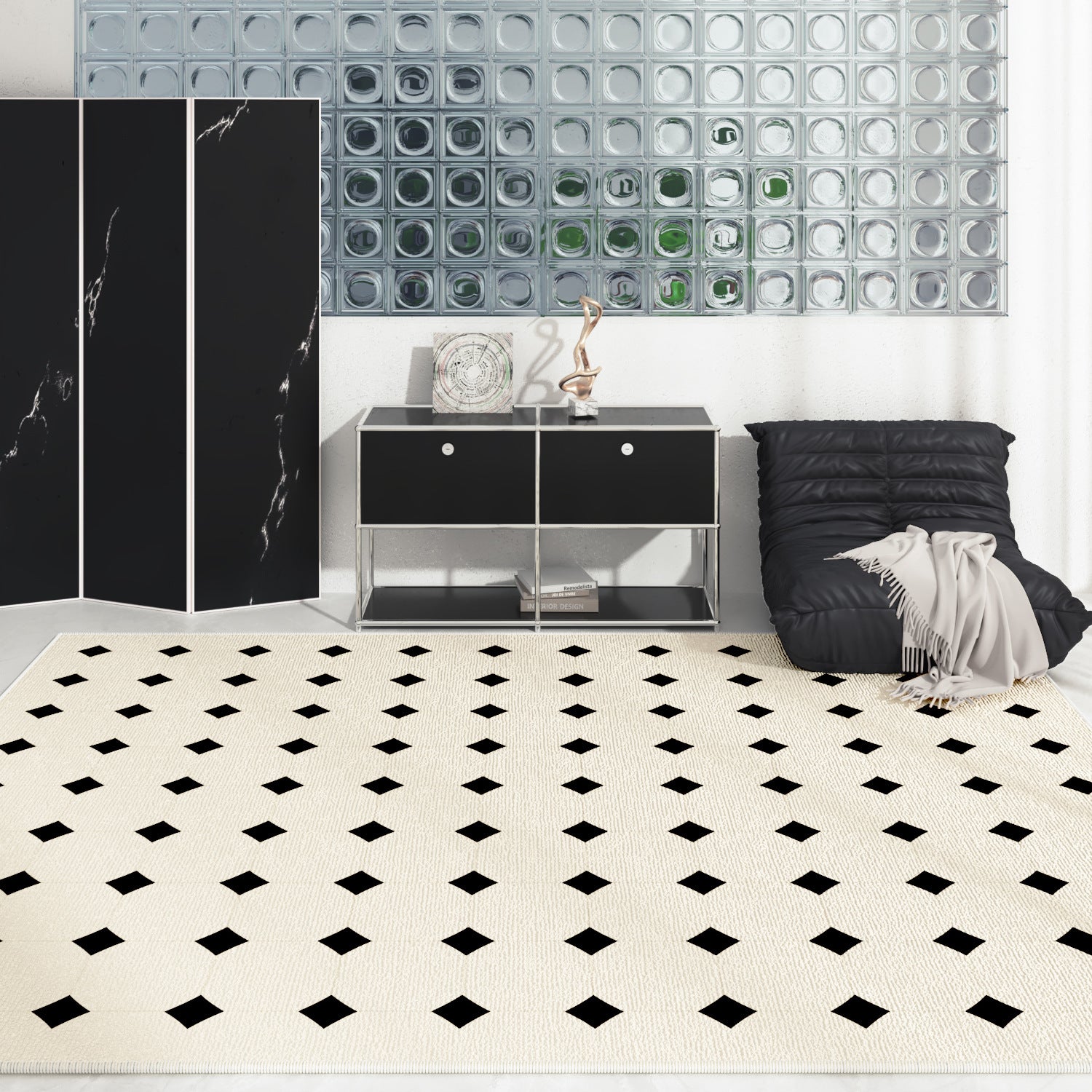 4733-55-Home Decor Full Spread Sofa Coffee Table Blanket Bedroom Bed Mat Large Size