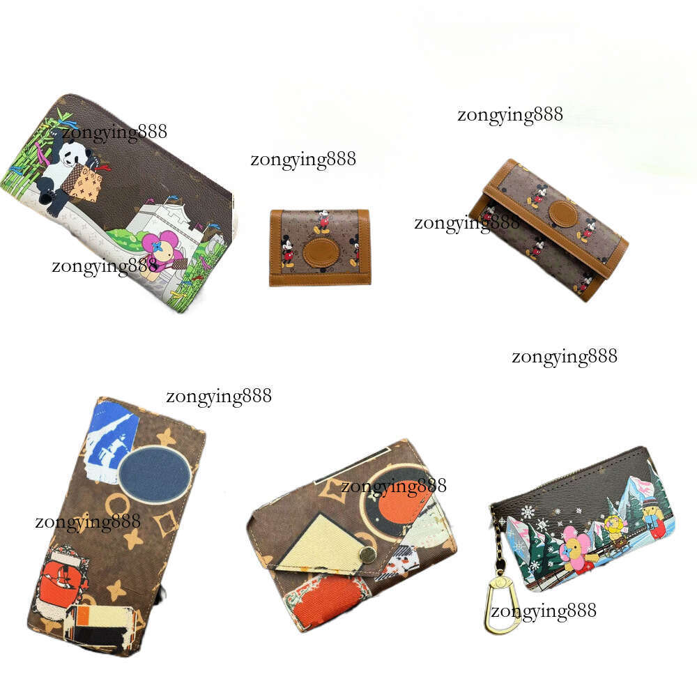 High quality Designers Leather Fashion Wallets For Men womne Classic Card Holders Coin Purse Famous s designers bag cardholder wallet with box 25