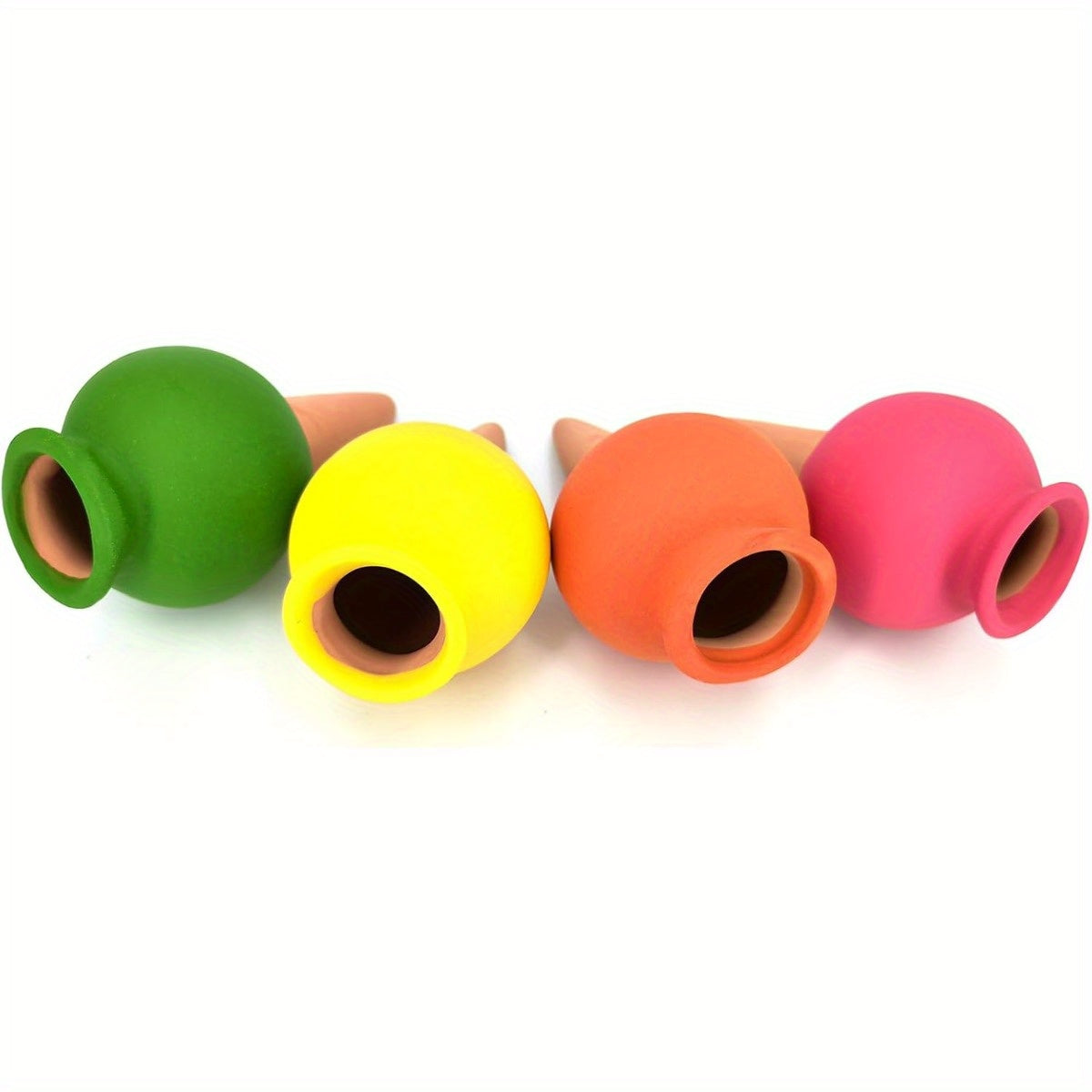 TEMU 4 Packs Terracotta Self Watering Devices Premium Self Watering Spikes Upgraded Planter Insert Device Irrigation Dripper Professional Garden