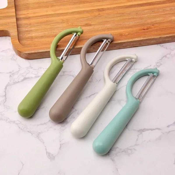 1 Pcs Stainless Steel Fruit Vegetable Peeler Potatoes Peelers Carrot Peeling Tool Fruit Scraper Kitchen Gadget AccessoriesXJ240903