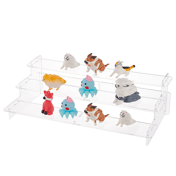 3-Tier Acrylic Model Toy Assembled Organizer Holders