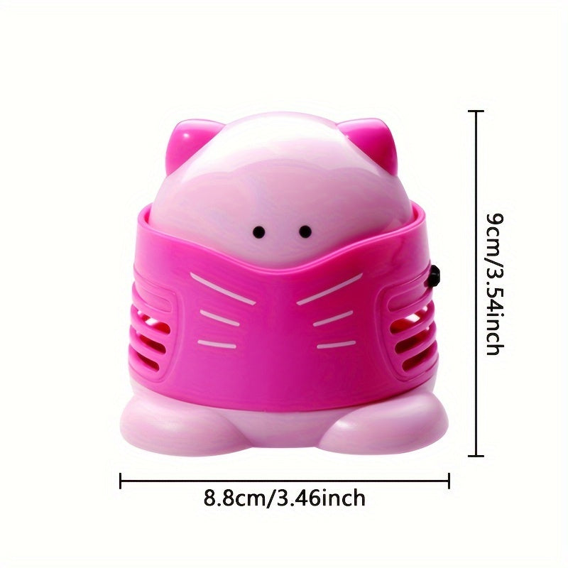 TEMU 5d Diamond Painting Tool Kit - Quick Picker Upper, Mini Vacuum Cleaner & Desktop Sweeper For Cleaning And Bead Storage - Green Plastic With Cute