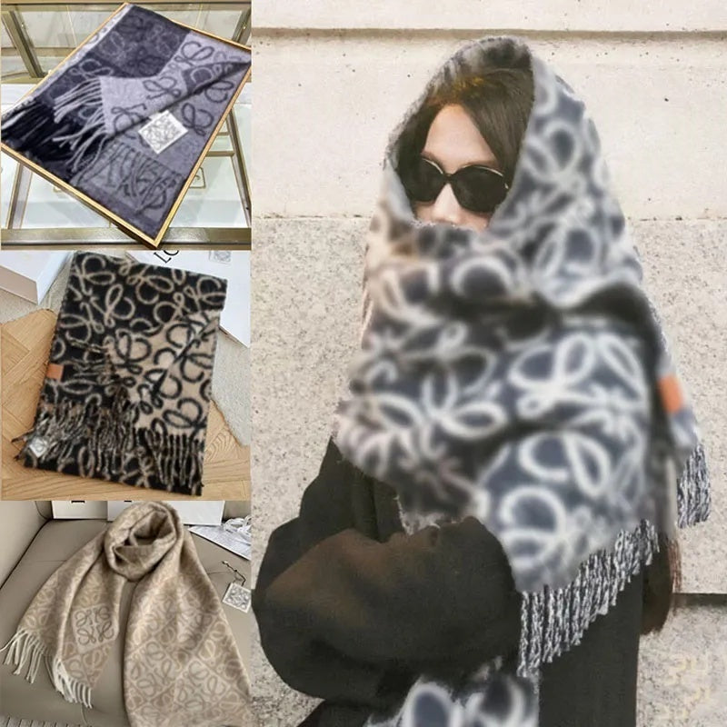 cashmere scarf High quality Designer Cotton Scarf Fashion Womens Autumn Winter Scarves Soft Silky Smooth Silk Cotton Scarves Long Wraps Male Warmer