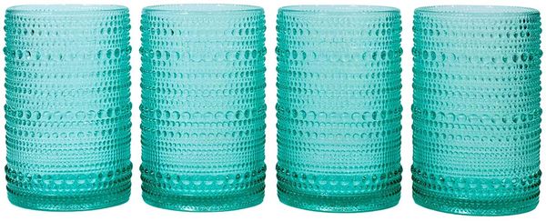 Vintage Glassware Beaded Drinking Glasses Set Wine Cocktail Glasses Embossed Water Goblets Mixed Drinkware Sets Beverage Glass Cups 040102