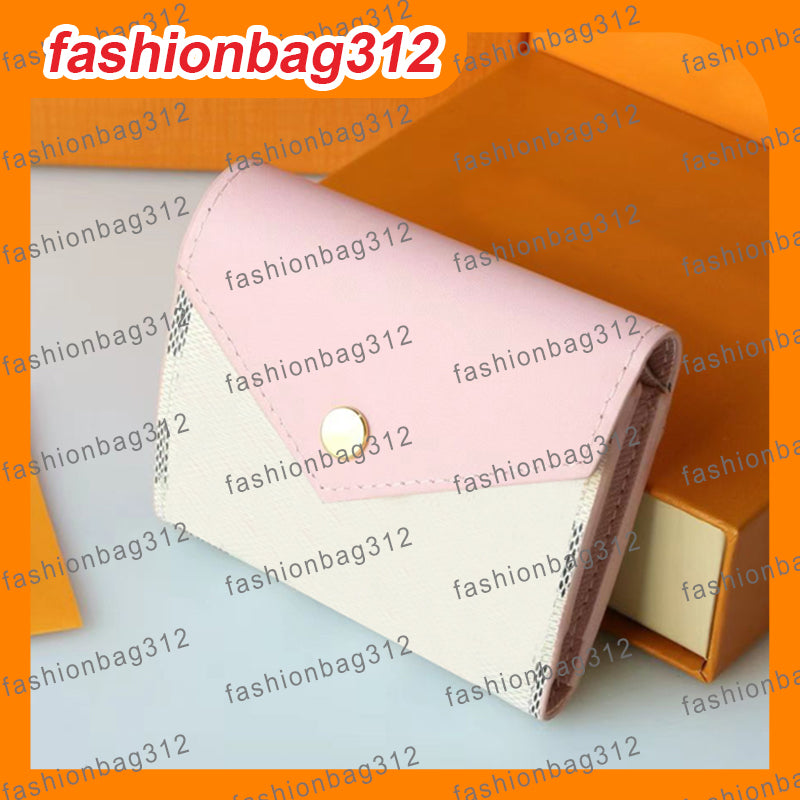 Luxury Wallet Card Holders Bags Designer Coin Purs Credit Card Business Card flip wallet pleat High Quality Stylish Flap Style Purse Checkbook compa