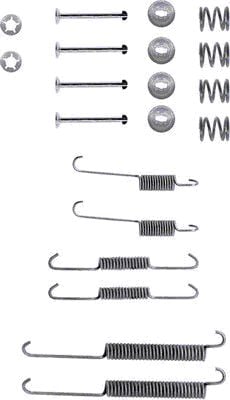 Accessory Kit, brake shoes TEXTAR 97010400