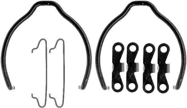 Accessory Kit, parking brake shoes TEXTAR 97030700