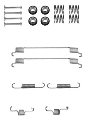 Accessory Kit, brake shoes TEXTAR 97031800