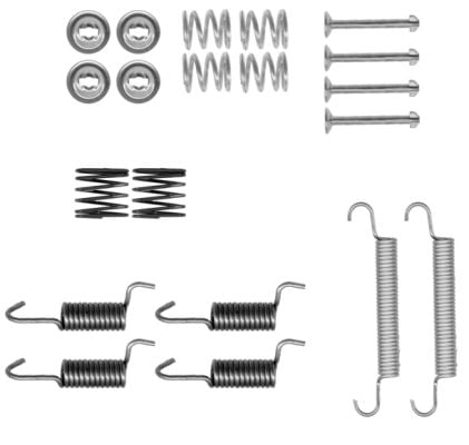 Accessory Kit, parking brake shoes TEXTAR 97038900