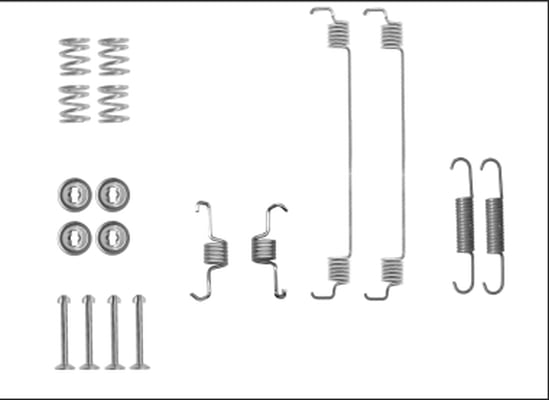 Accessory Kit, brake shoes TEXTAR 97041600