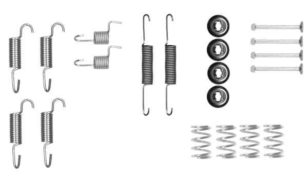 Accessory Kit, parking brake shoes TEXTAR 97046200