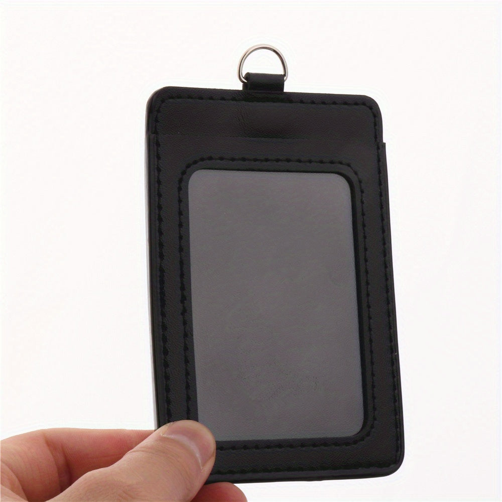 TEMU Double Layer Double Sided Type Lanyard Chest Card, Card Holder, Student-teacher Certificate, ,