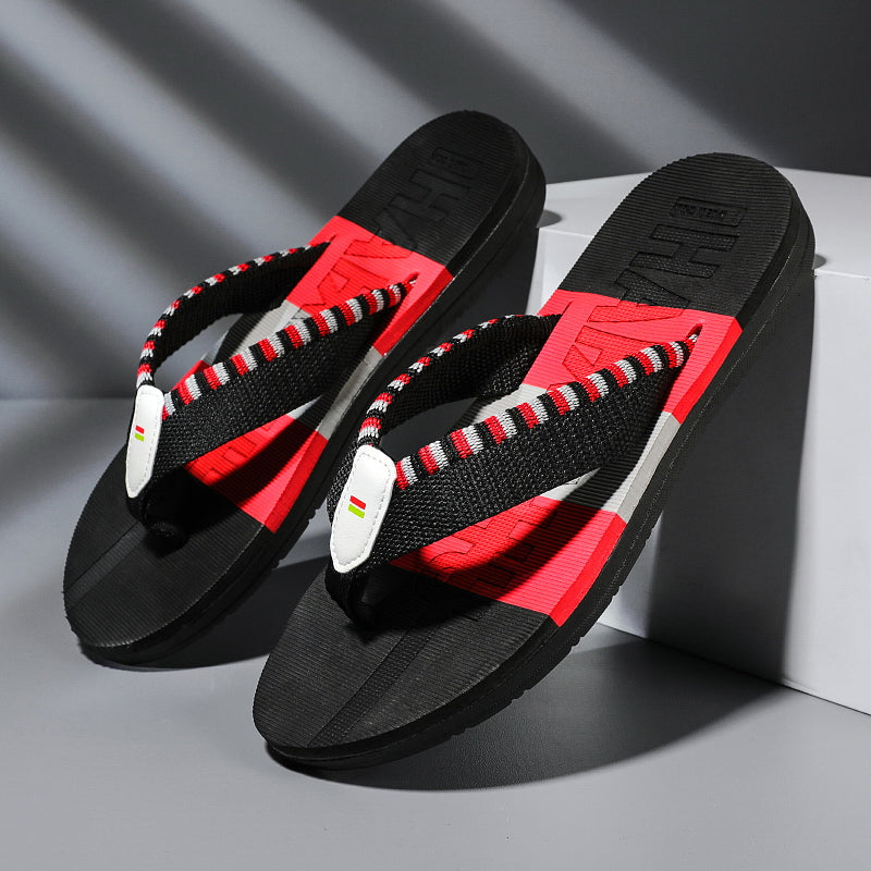 2023 New Summer Men Flip-flops Slippers Design Beach Sandals Comfortable Men Casual Shoes Men Outdoor Home Flip Flops Footwear