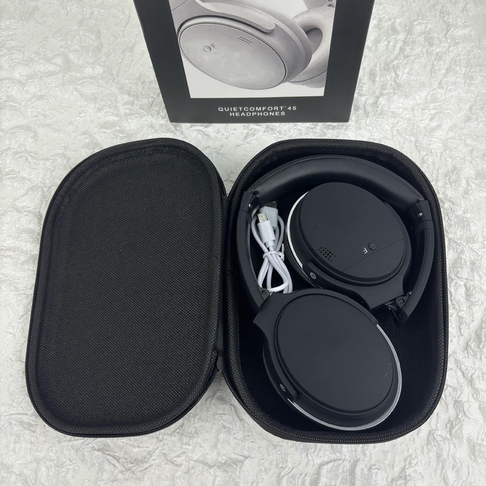 QC 45 Tiktok Store High Quality TWS QC45 Headset Wireless Bluetooth Headphones Noise Cancelling Headset Sports Gaming Earphones For Phone Computer U