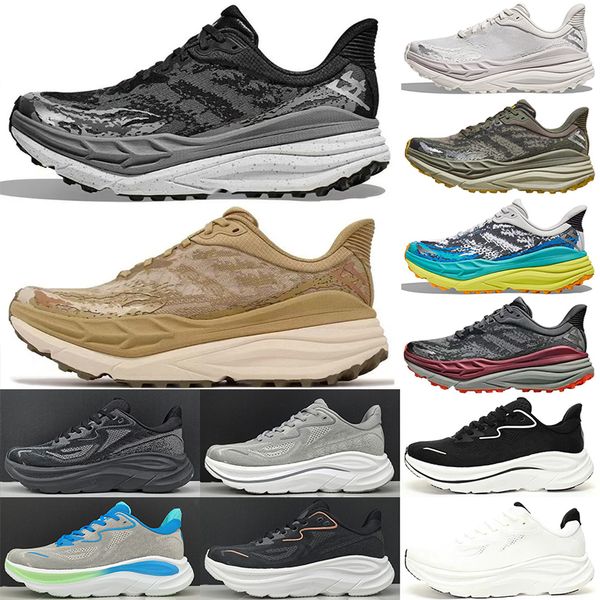 One Stinson 7 2025 Running Shoes Womens Plataform Sneakers Clifton 10 homens Blakc White Harbor Menina Mulheres Runnners 36-45