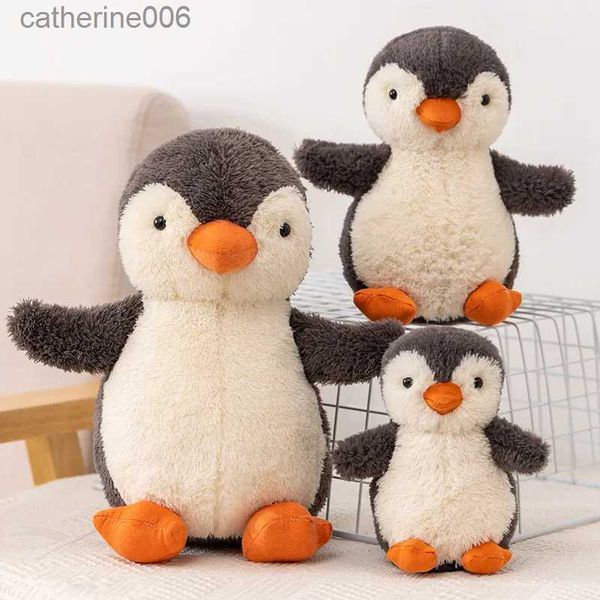 Animals 16-21cm Kawaii Plush Stuffed Soft Animal Dolls Lovely Penguin Appease Toys for Children Baby Girls Birthday GiftsL231027