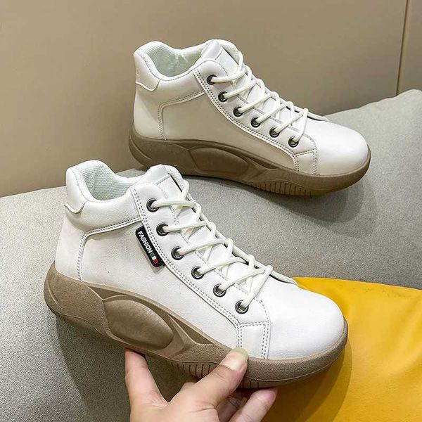 Sapatos de plataforma feminina Oxford Sneakers Vulcanized Designer Flats Aftos de algodão quente Casual Casual Ladies Shoes Lace-up Y250122