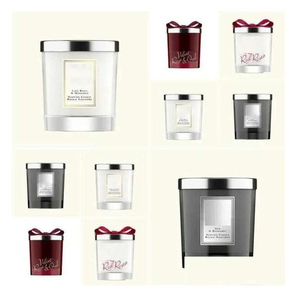 Candle Candles Luxuries Designer Man Women English Pear Red Rose Fragrance Room Deodorant Drop Delivery Home Garden X241219 Decor Fra Otqeq