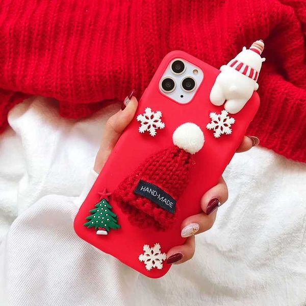 Xiaomi Redmi Note 13 11 10 12 Pro 5G 8 9 12s 4G 9s 10s 11s TPU phone case snowflake gloves Y240928