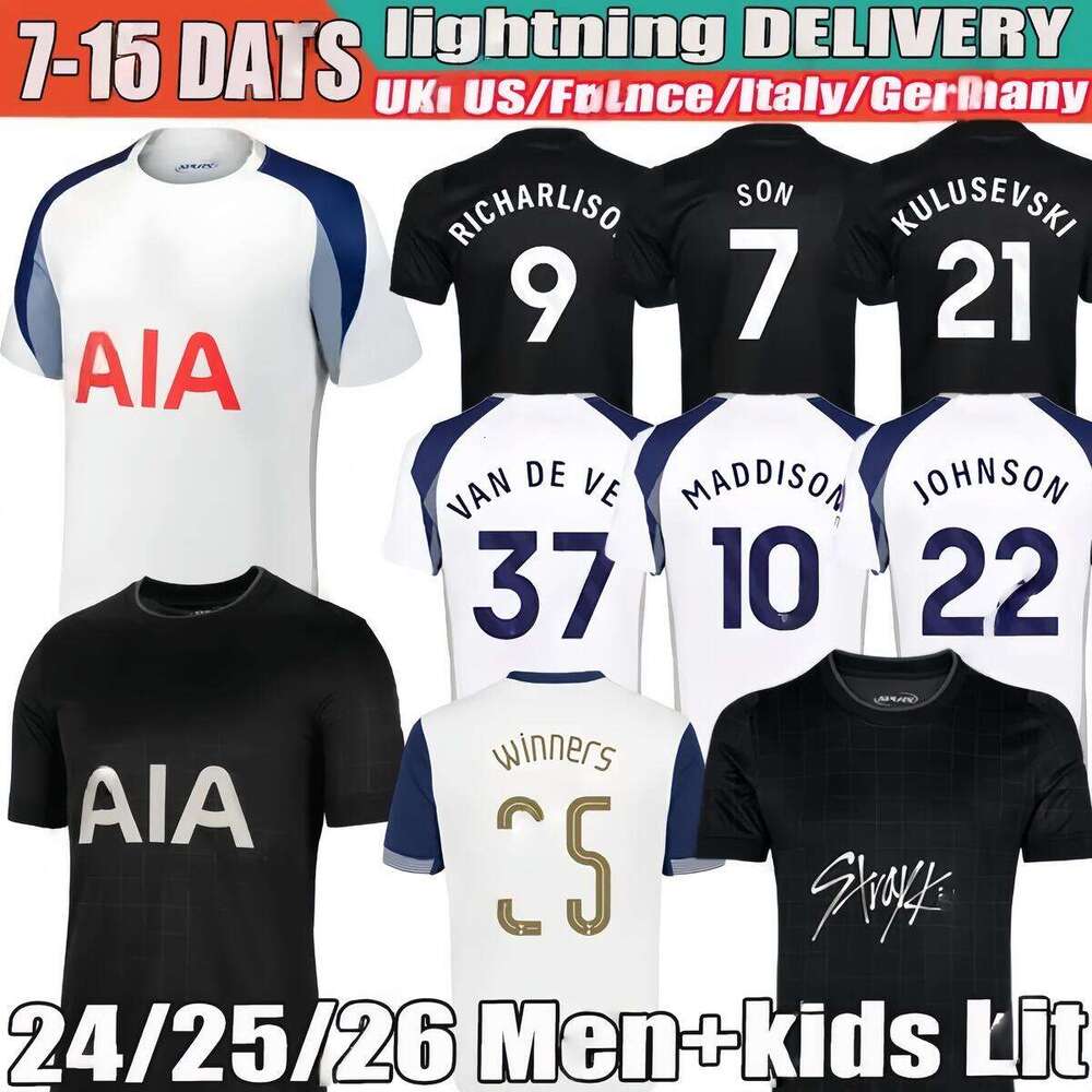 24 25 2026 tottenaham Stray Kids Jersey ROMERO VAN DE VEN BISSOUMA Soccer Jerseys 25 26 mens kit kids equipments TEL SOLANKE SON MADDISON KULUSEVSKI
