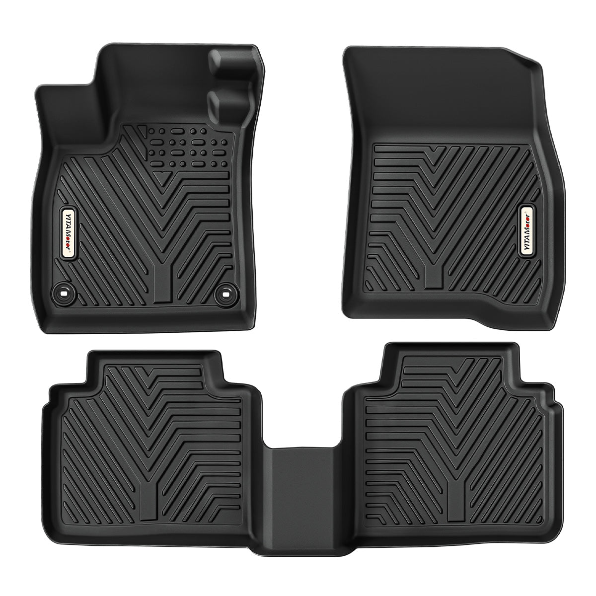 Floor Mats Compatible with Honda Accord 2023-2025 (Include Hybrid), All-Weather Compatible with Accord Car TPE Floor Mats & Cargo Trunk Liners