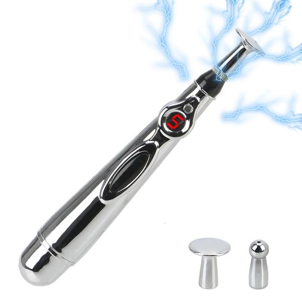 Penis Electric Shock Stick Adult Game Electrical Climax Breast Clitoris Nipple Massage Stimulating Toy 241009