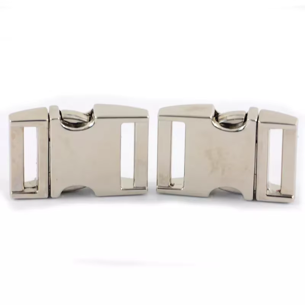 Side Release Zinc Alloy Metal Buckle For Dog Collar Accessories