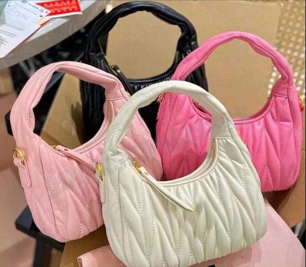 12A Womens pink Designer Crossbody bags Luxury Wander Matelasse with shoulder strap Genuine Leather clutch tote mens Designer purses small h