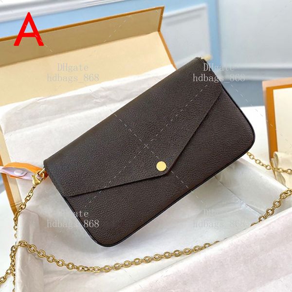 Designer Wallet On Chain Bags Flap Bag Luxury Shoulder Bags 10A Mirror 1:1 Quality Genuine Leather Chain Bag Handbags 21CM With Box WL010A