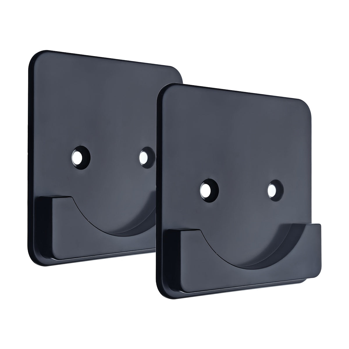 TEMU 2pcs Heavy-duty Bathroom Shower Curtain Rod Brackets - Self-adhesive Bathroom Curtain Supports, No Drill Installation, Damage-, Space-saving