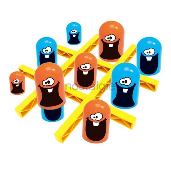 Intelligence toys Preschool Kids Improve Chess Board Game Tic Tac Toe Table Toys Party Favor 24327