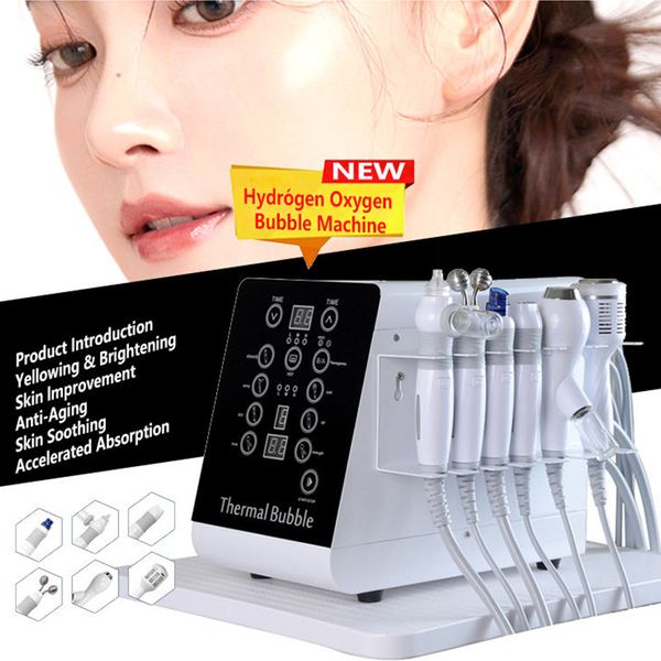 ce approved 6in1 ionic hydroxide bubble hydra micro dermabrasion Exfoliators hydro jet peeling skincare machine