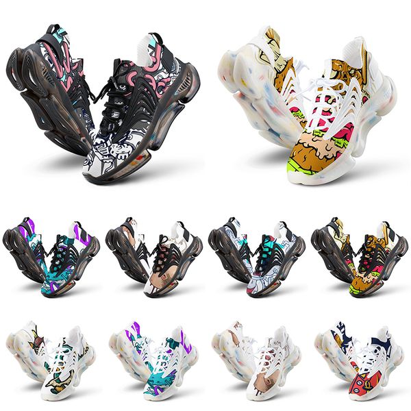 Shoes Artoon Women Animal Men Custom Design Diy Word Black White Blue Red Mens Trainer 046 21 s