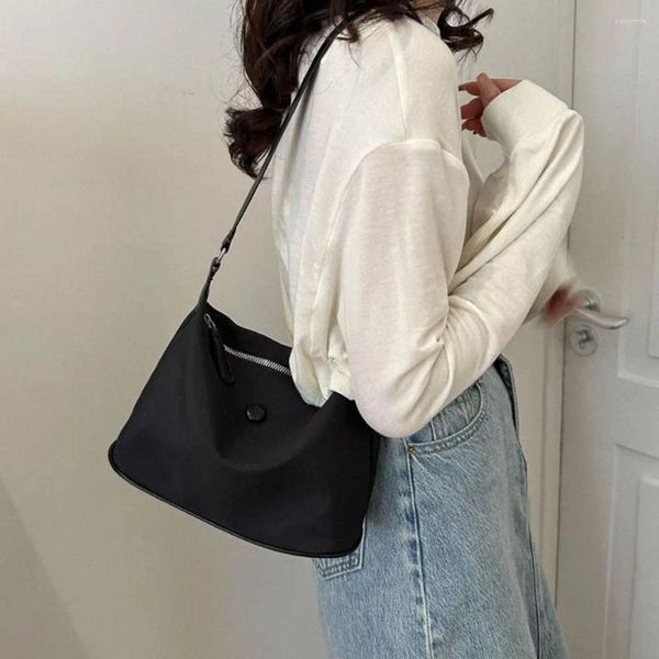 Evening Bags Nylon Shoulder Bag Portable Large Capacity Square Crossbody All-match Oxford Cloth For Women Students