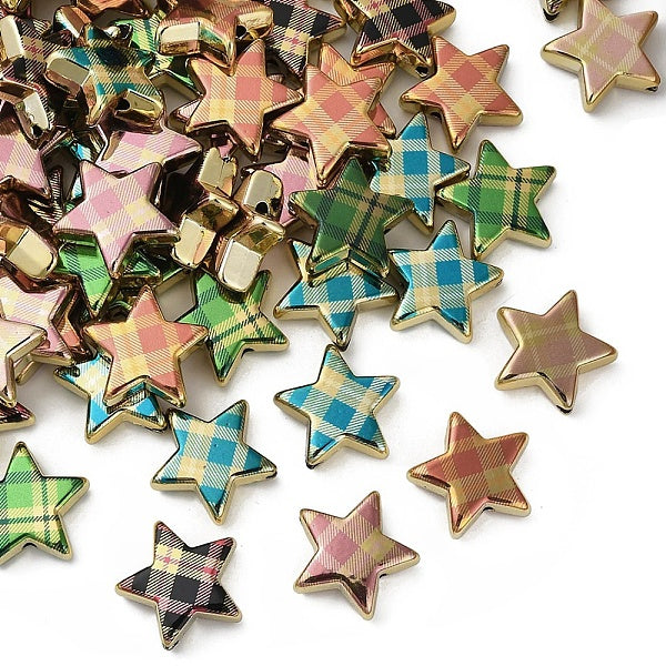 Perles acryliques opaques imprimées par placage UV