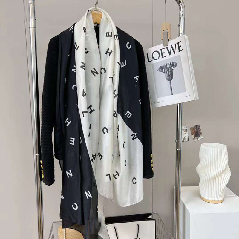 180*90cm Brand Summer Women Scarf Fashion Quality Soft Silk Scarves Female Shawls Foulard Beach Cover-Ups Wraps Silk Bandana